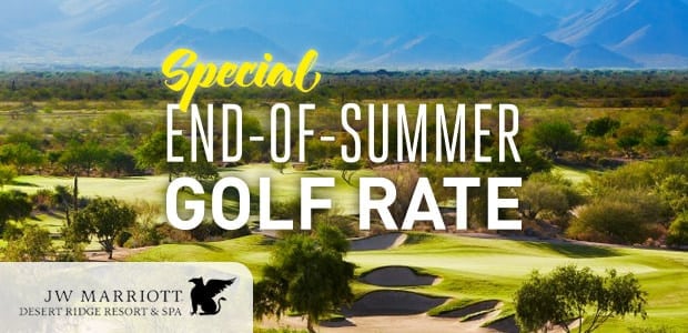 JW Marriott Special End-of-Summer Golf Rate