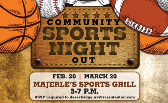 Sports Night Out – March 20th