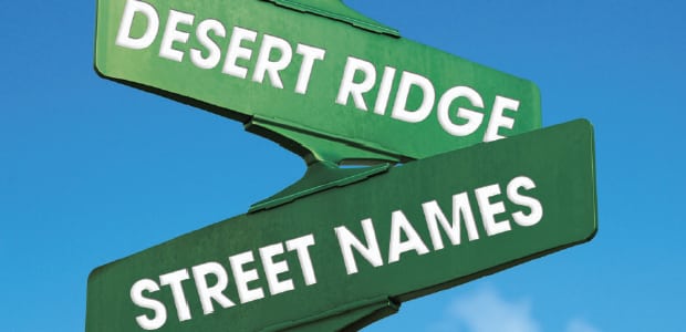 WHAT’S IN A STREET NAME?