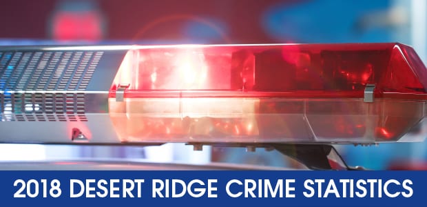 2018 DESERT RIDGE CRIME STATISTICS