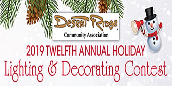 2019 TWELFTH ANNUAL HOLIDAY LIGHTING & DECORATING CONTEST