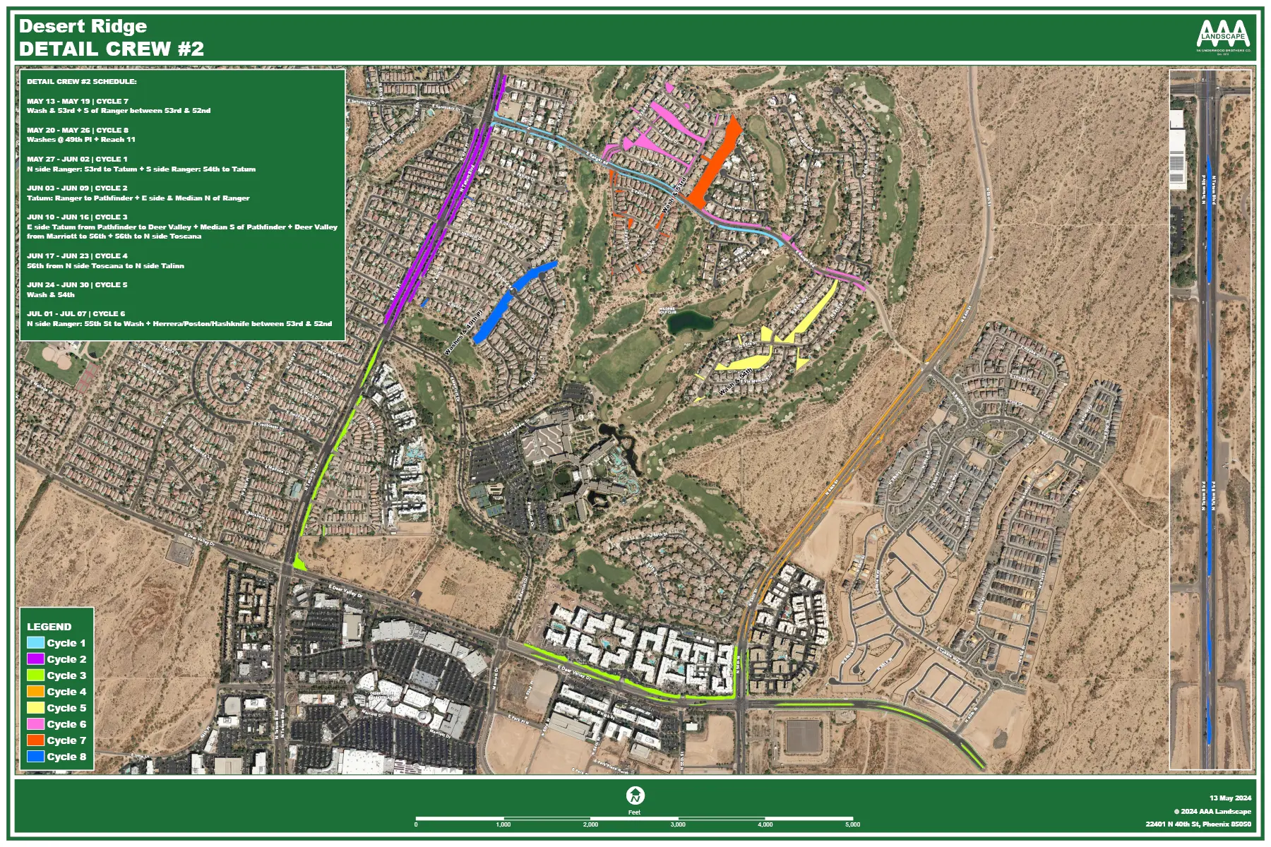 Desert Ridge Landscaping Map 3