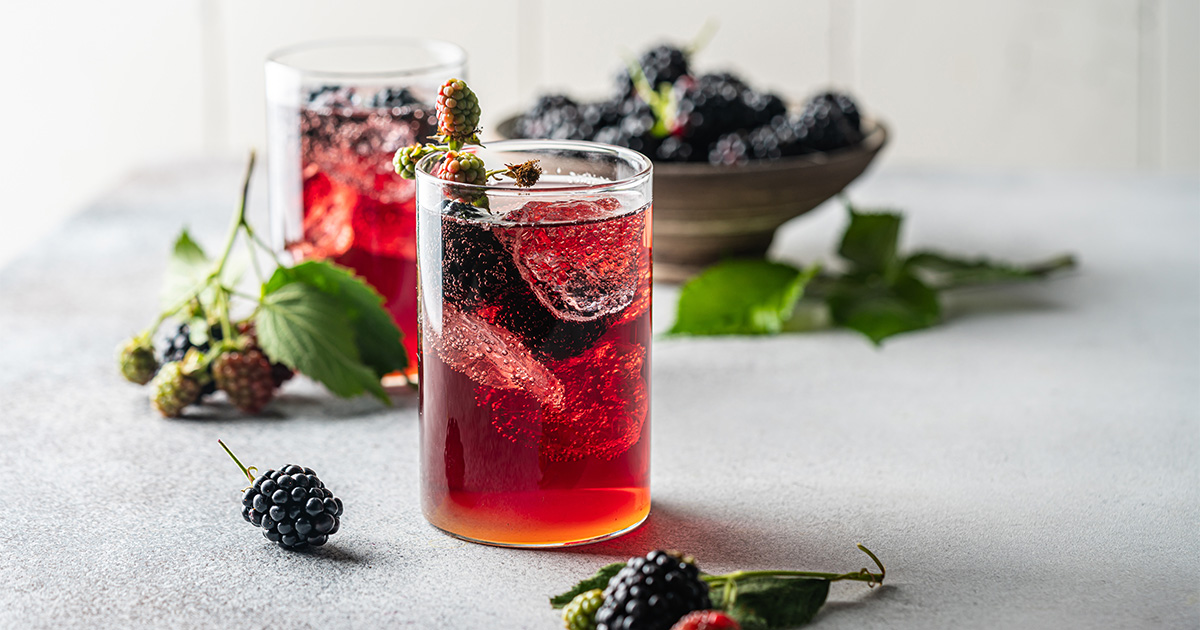 Blackberry-Lime Porch Punch