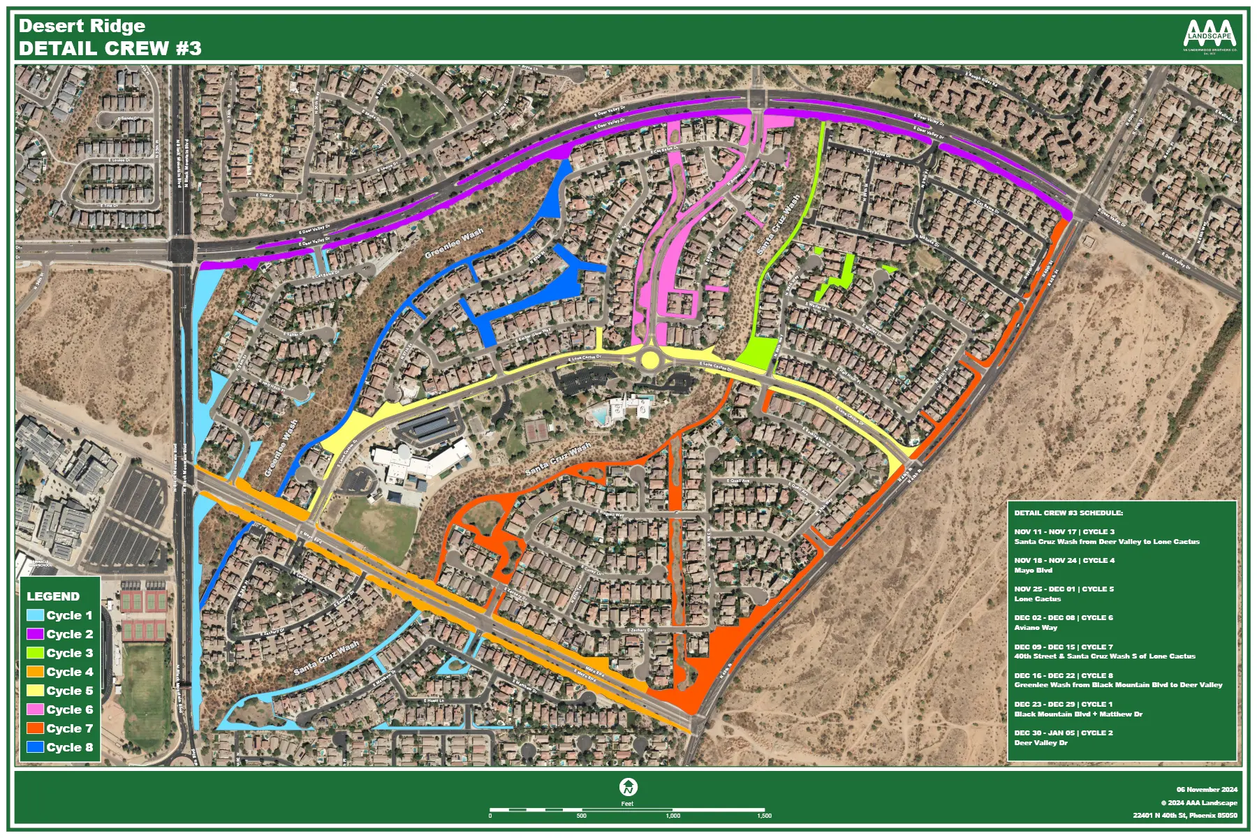 Desert Ridge Landscaping Map 3