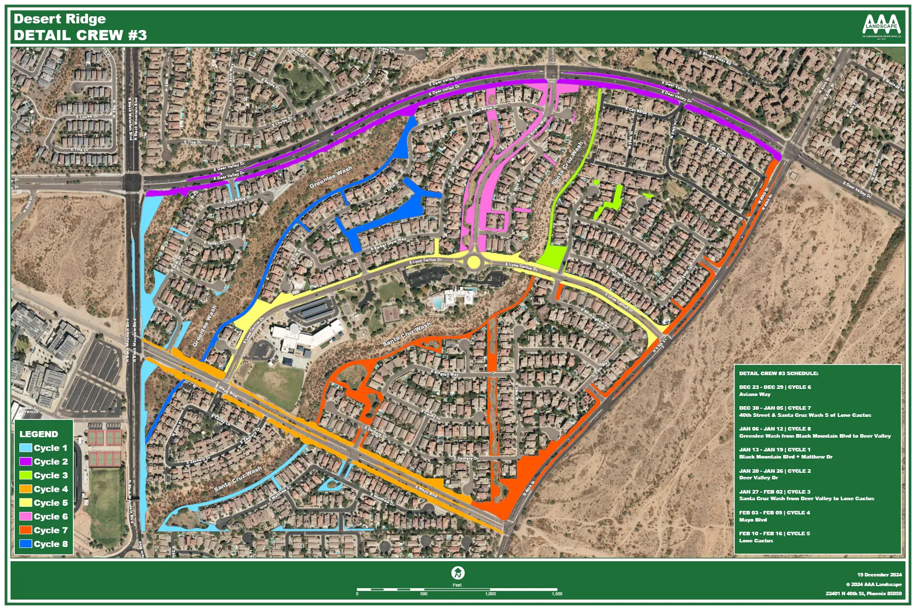 Desert Ridge Landscaping Map 3