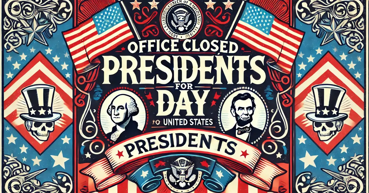 DRCA Office Closed for Presidents Day Holiday