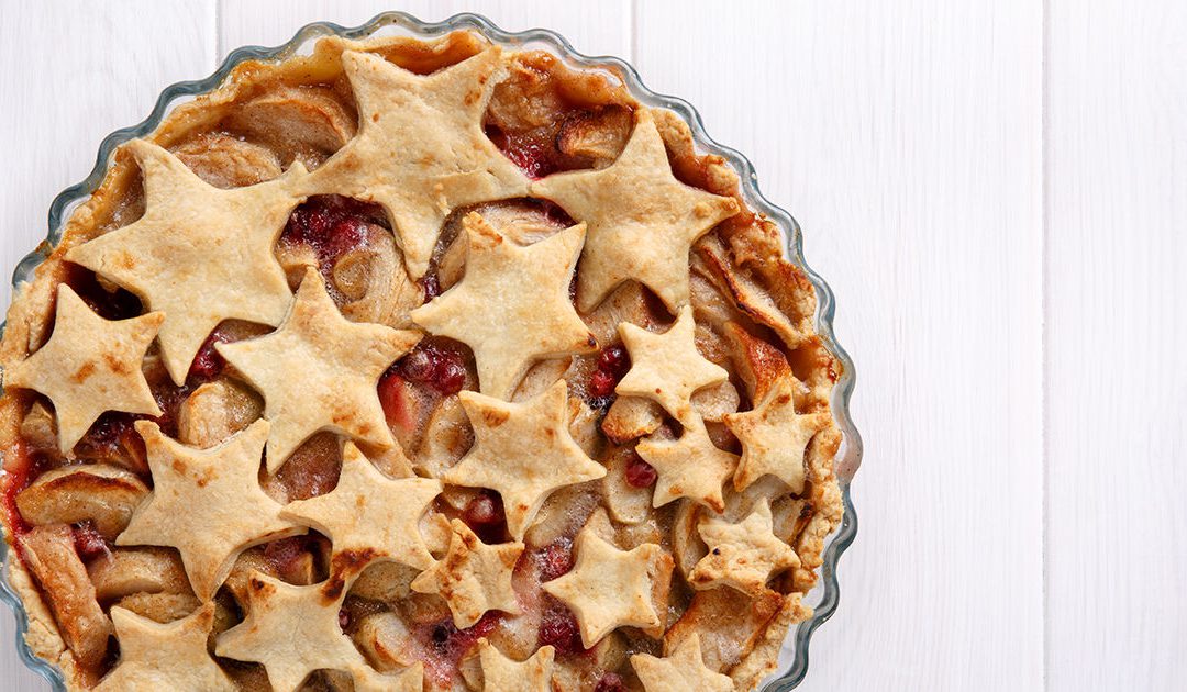Bourbon-Pear Star Pie